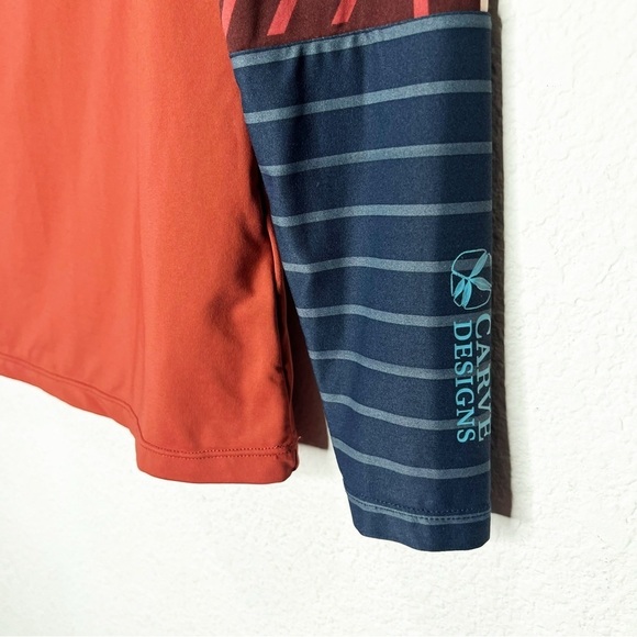 New Carve Designs Kona Rashguard in Sangria - Picture 7 of 12